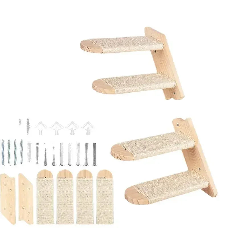 Contenu du kit : marches et fixations