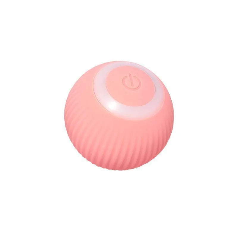 Balle auto-roulante rose