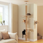 Canopée, arbre à chat du sol au plafond en bois