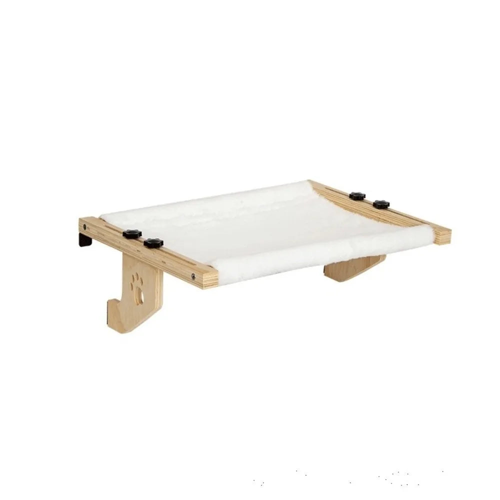Belvédère, hamac de fenêtre en bois pour chat