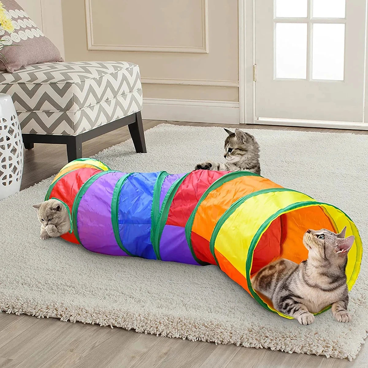 Tunnel arc-en-ciel pliable
