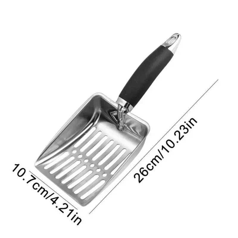 Pelle à litière en inox