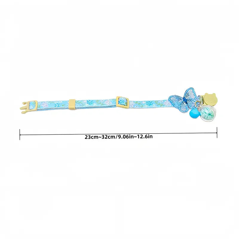 Collier papillon phosphorescent