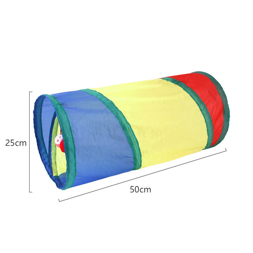 Tunnel arc-en-ciel pliable – Droit