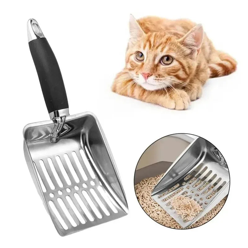 Pelle à litière en inox