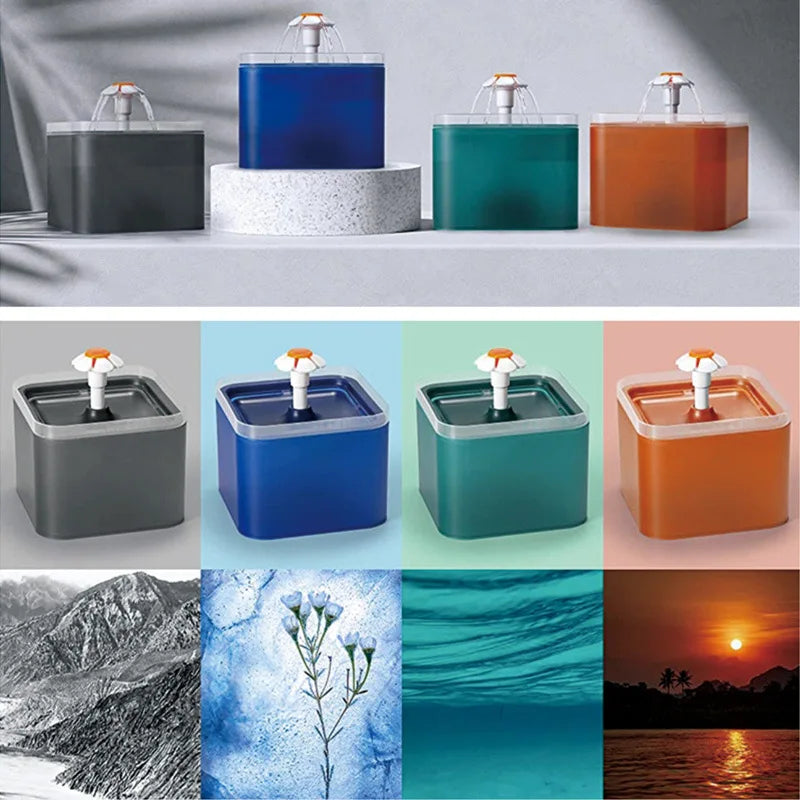 Fontaine à eau 2 L à fleur — Miaoutfit