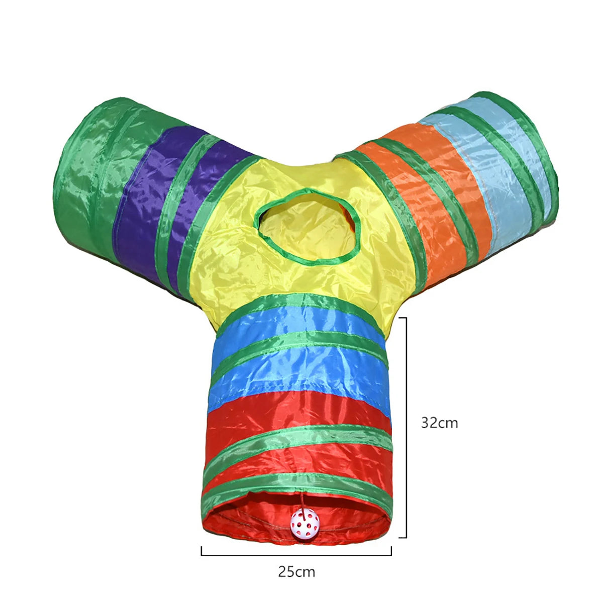Tunnel arc-en-ciel pliable – 3 voies