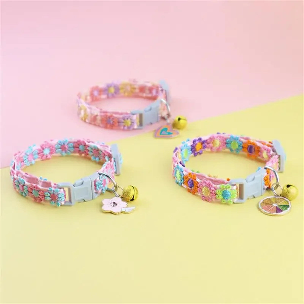 Collier Fleur arc-en-ciel — Miaoutfit