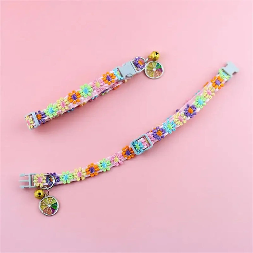 Collier Fleur arc-en-ciel — Miaoutfit