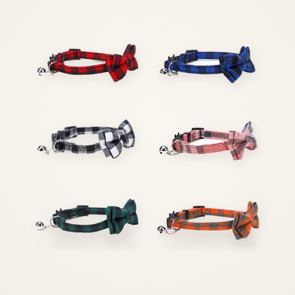 Collier Nœud papillon tartan — Miaoutfit