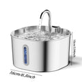 Source, fontaine à eau en inox 2,2 L